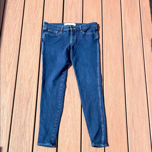 Abercrombie & Fitch Dark Blue Skinny / stretchy Jeans W 28 - Picture 1 of 14